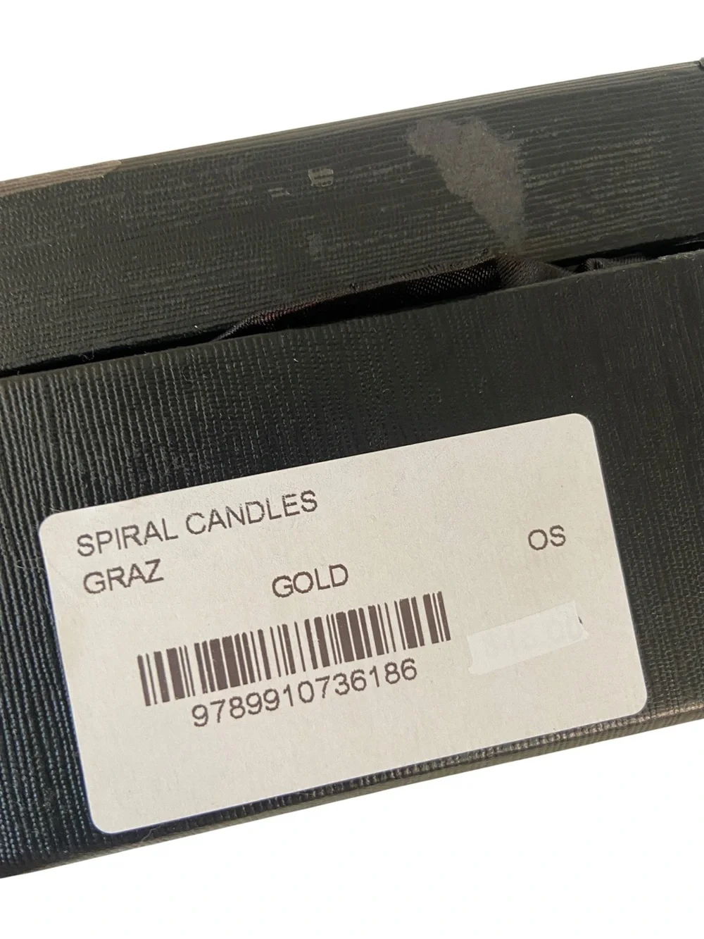 Graziani Twist Candles in Gold